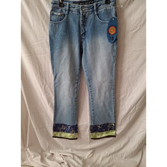 RVT Serve piping hot Women's Blue Jeans Size 7/8 ( 1471) - Picture 13 of 13